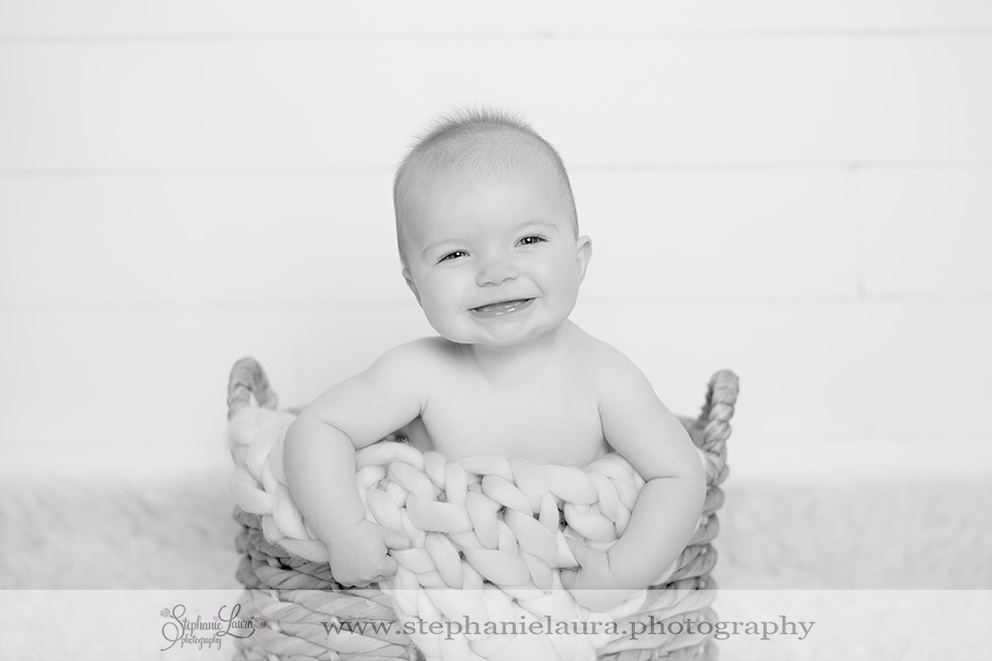 North Hills area 7 month old baby Photography Stephanie Laura Photography