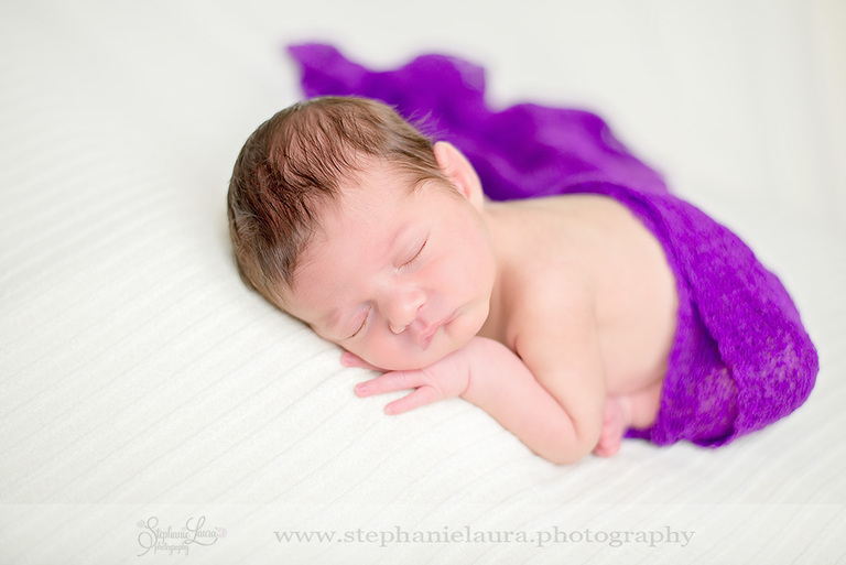 purple newborn pittsburgh photography