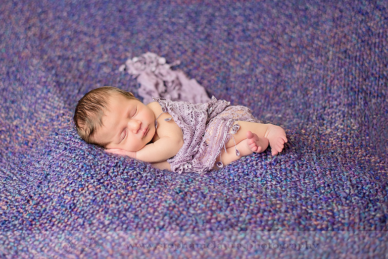 purple newborn pittsburgh photography