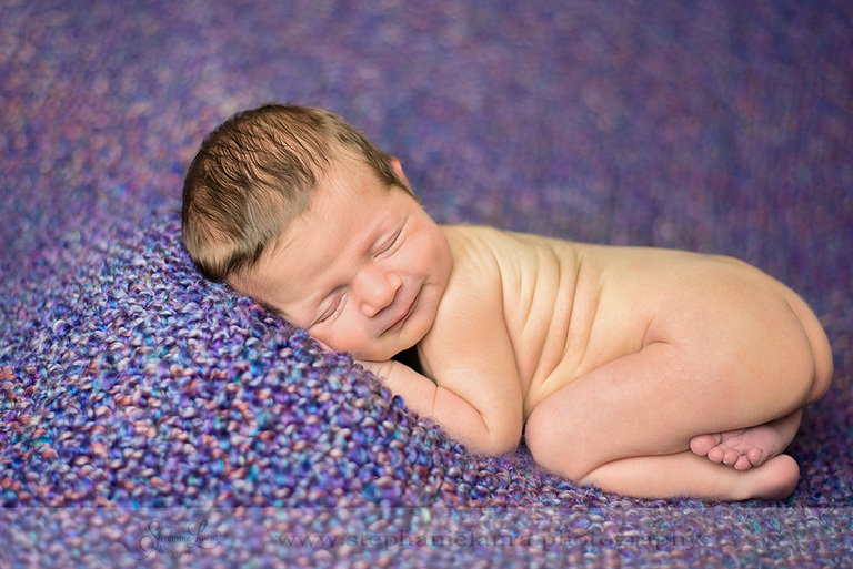 purple newborn pittsburgh photography