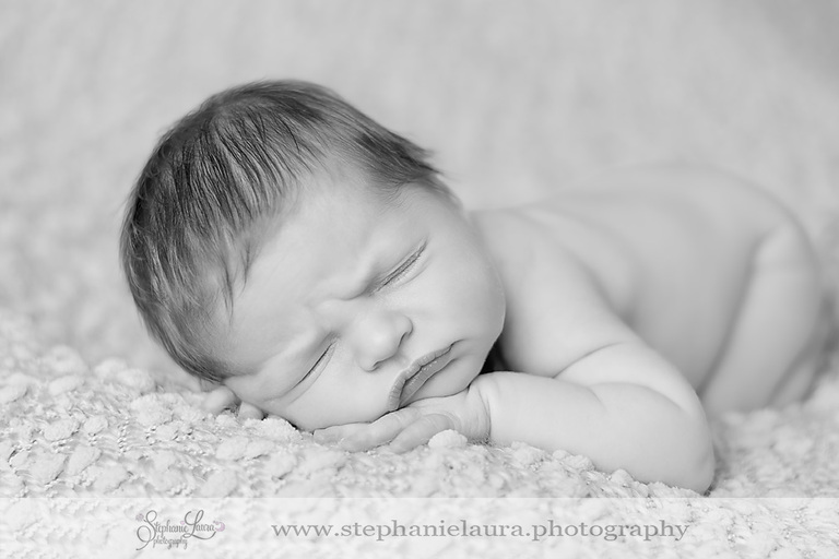 black and white newborn photo pittsburgh
