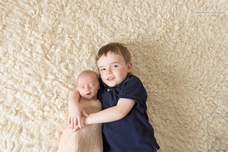 sibling newborn seven fields