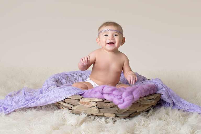 cranberry township six month old photography