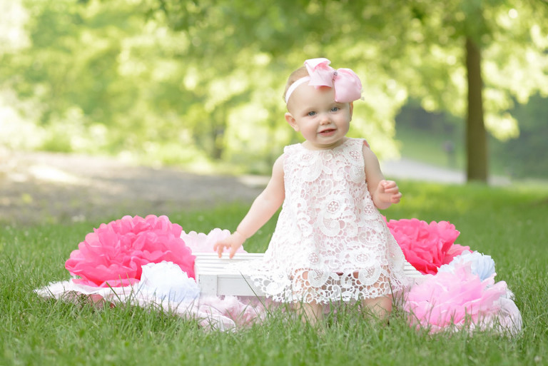 seven fields first birthday photographer